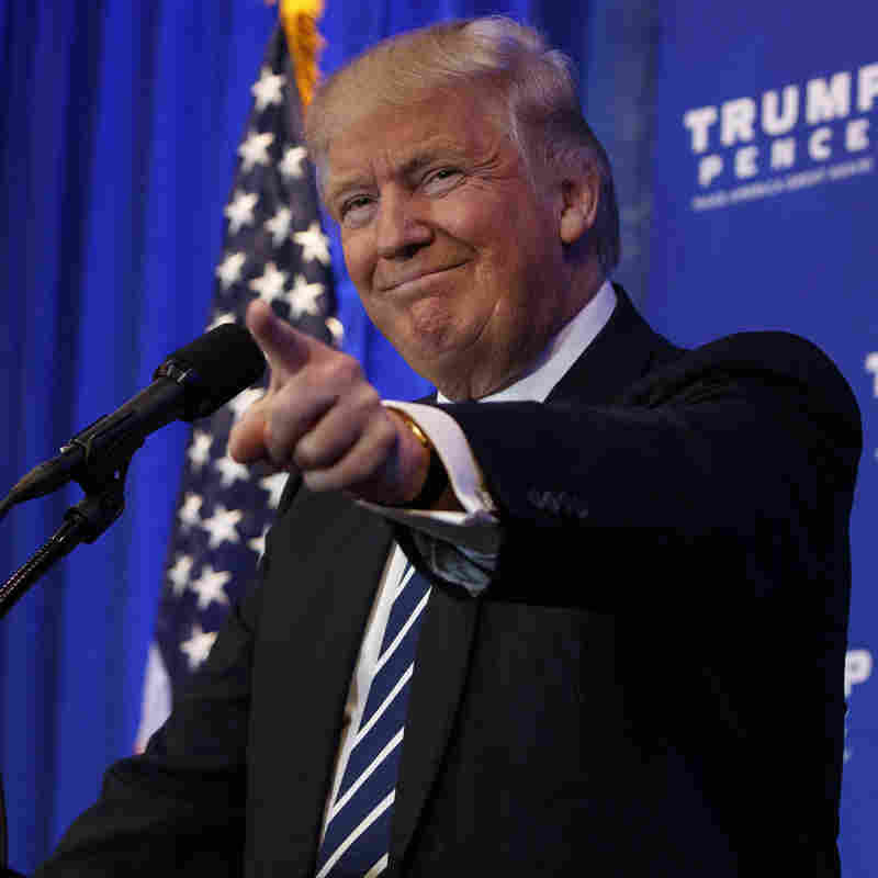 Donald Trump makes a health care address in Valley Forge, Pa., on Nov. 1, 2016.