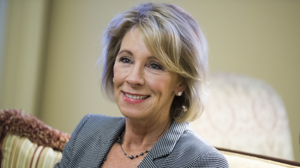 Betsy DeVos, nominee for education secretary.